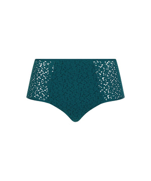 Norah - High-waisted Full Brief - 0BK ORIENTAL GREEN