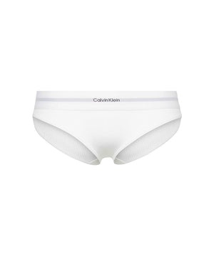 Cotton Stretch Rib - Bikini - 100 WHITE