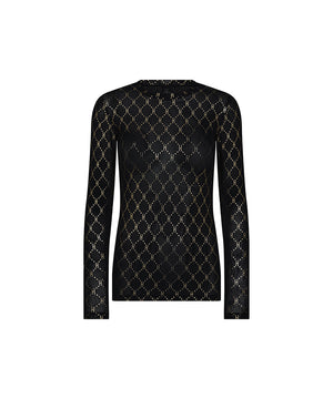 Hype the Detail - Blouse W/Print - 15 GOLDEN