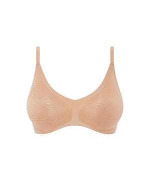 Softstretch - Stripes Bralette Padded - 00Q CLAY NUDE