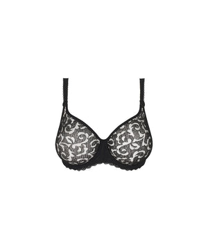 Leïa - Underwired Seamless Full Cup Bra - 0003 NOIR