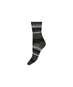Glitter - Ankel Sock - 9135 MULTIFARVET