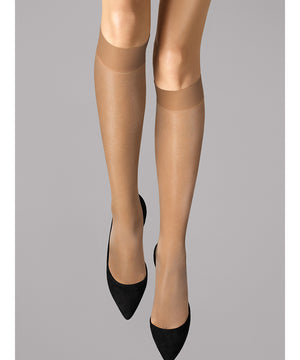 Satin Touch 20 - Knee Highs & Overknees - 4004 CARAMEL
