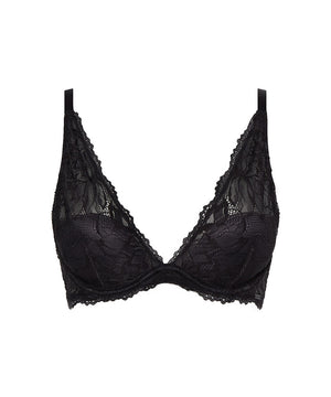 Sed Comfort Lotus - Demi-Plunge Bras - UB1 BLACK
