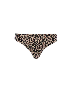 Softstretch - Thong / Print - 0OZ LEOPARD PRINT