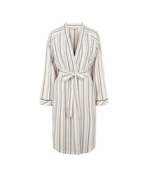 Bamboo - Bamboo Flannel Kimono - 1065 DEER/ROSE STRIPES