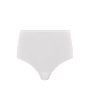 Softstretch - High Waist Brief / Print - 010 WHITE