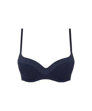 Norah - Covering T-shirt Bra - 023 MARINE BLUE