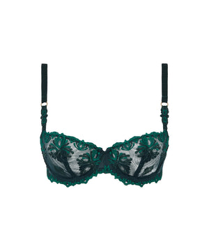 Champs Elysees - Half-cup Balcony Bra - B13 EDEN GREEN MULTICO