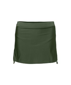Swimwear - Skirted brief - W076 OLIVE