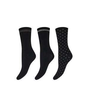 Decoy - 3-Pack Ankle Sock Bamboo - 10091 MULTIFARVET