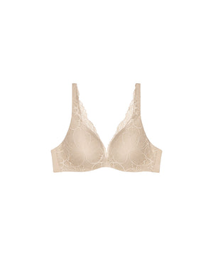 Body Make-up Illusion Lace - Trekvartskål Bh - 00NZ NUDE BEIGE