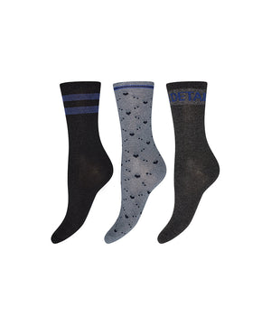 Hype the Detail - Socks 3-Pack - 9001 MULTIFARVET