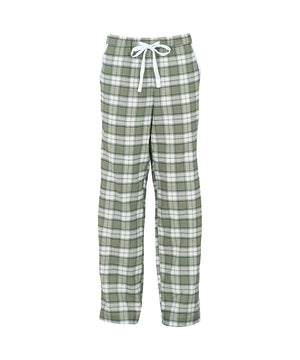 Check - Flannel Night Pants - 522 DUSTY GREEN