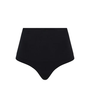 Smooth Comfort - Hight-waisted Full Brief - 011 BLACK