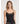 Feminin Sense - Spaghetti-Top - 992 BLACK
