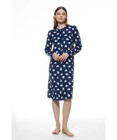 Mey Night - Sleepshirt Long Sleeve - 1118 DEEP MARINE
