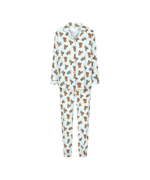 Cotton - Flannel Pyjamas - 1074 BLUE TEDDY