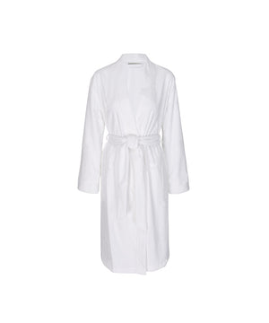 Nightwear - Robe, 1/1 sleeve, wrap-around, - 11710 WHITE