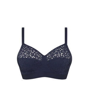 Norah - Wirefree Support Bra - 023 MARINE BLUE