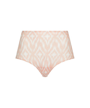 Softstretch - High Waist Brief / Print - 0W4 IKAT PRINT