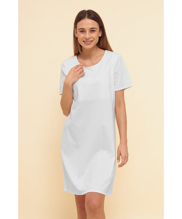 Nightwear - Nd, 1/2 sleeve, round neck, - 10044 CHAMPAGNER