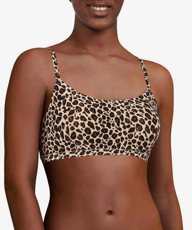 Softstretch - Padded Bralette / Print - 0OZ LEOPARD PRINT