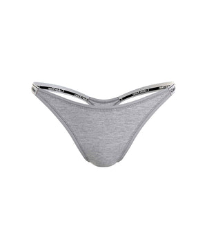 Modern Logo - Thong - P7A GREY HEATHER