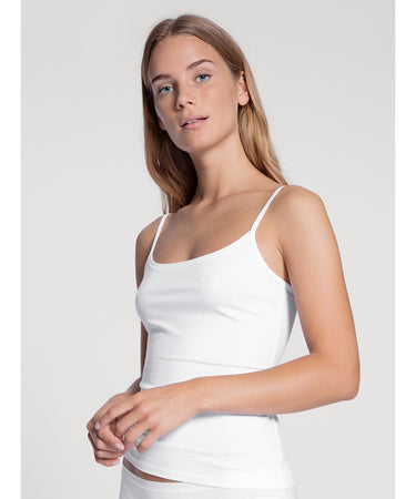 Natural Comfort - Spaghetti-Top - 001 WEISS