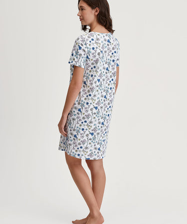 Flower Nights - Sleepshirt - 302 RIVIERA BLUE