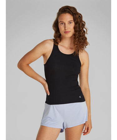 100% Cotton - Scoop Neck Cotton Tank 3Pk - 9H1 BLACK/BLACK/BLACK