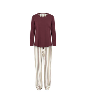 Bamboo - Flannel Pyjamas - 221 PLUM