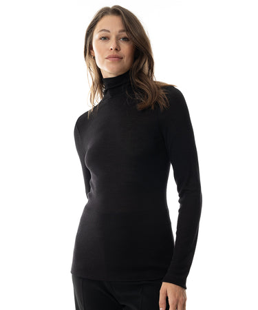 Wool Love - T-shirt Long Sleeve - 3 SCHWARZ