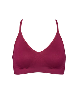 Lucia - Bra Top Solid - 73 PURPLE POTION