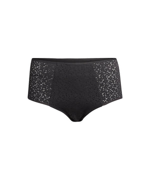 Norah - High-waisted Full Brief - 011 BLACK