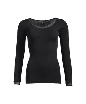 Juliana - Tshirt Long Sleeves - 011 BLACK