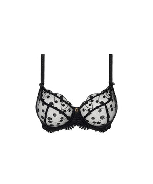 Tess - Underwired low-necked bra - 0003 NOIR