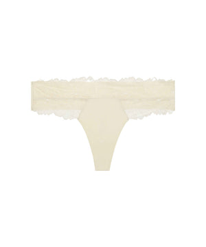 Perfectly Fit Lace - Thong - YAE BONE WHITE