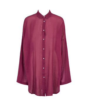 Siena - Beach Shirt - 073 PURPLE POTION