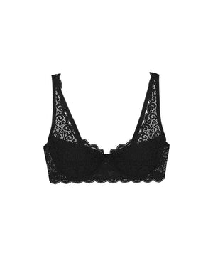 Amourette - Trekvartskål Bh - 0004 BLACK