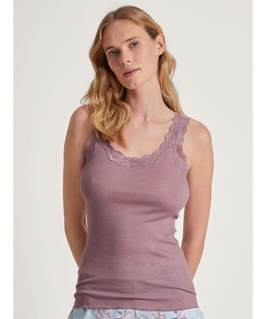 Richesse Lace - Tank Top - 342 ELDERBERRY