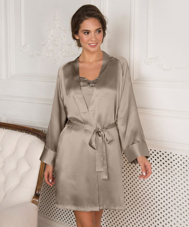 Pure Silk - Short Kimono - 229 MOON ROCK
