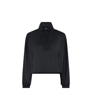 Hummingbird - Windbreaker, Half Zip - JB BLACK