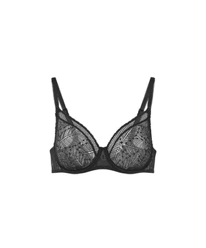 Comete - Plunging Moulded UW Bra - 015 BLACK