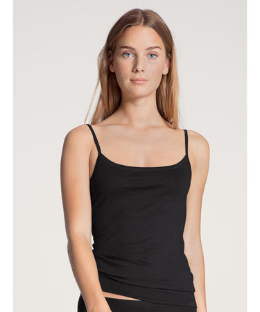 Natural Comfort - Spaghetti-Top - 992 SCHWARZ