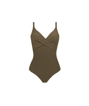 La Chiquissima - Halter Swimsuit - 4173 KC/KAKI CHIC