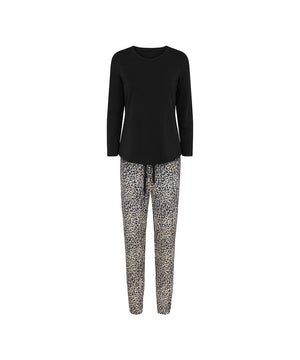 Bamboo - Long Sleeve Pyjamas - 232 BLACK/GOLD