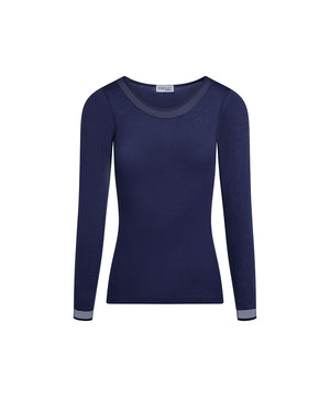 Juliana - Tshirt Long Sleeves - 050 DANUBE BLUE
