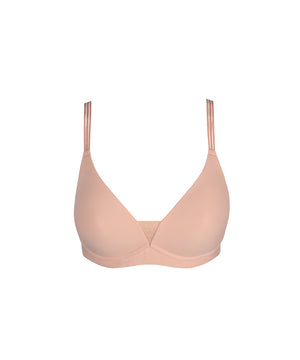Louie - Full Cup Bra Wireless - PWD POWDER ROSE