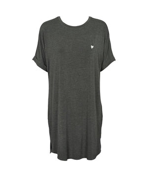 Softness - Big Shirt - 159 DARK GREY MELANGE